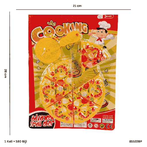 [815228P] PIZZA PLAYSET 28P