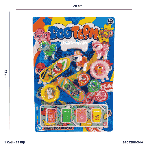[8102388-34A] WOOF TEAM SET 388-34A