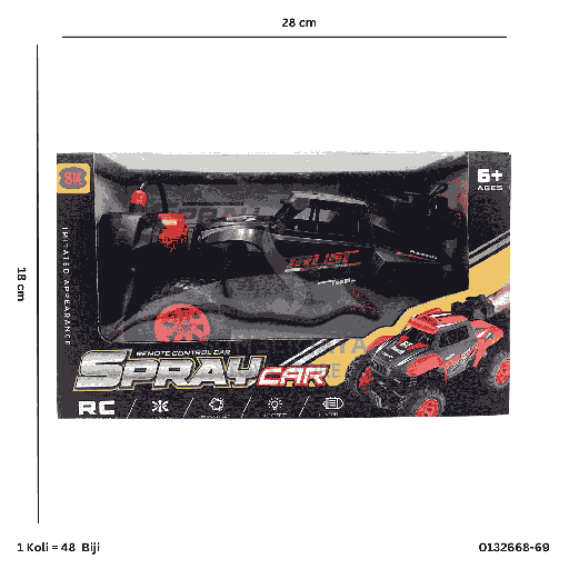 [0132668-69] R/C SPRAY CAR 668-12