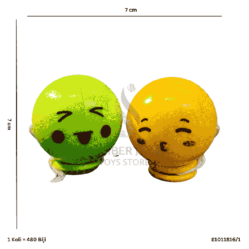 [81011816/1] GANGSING EMOJI TARIK SS 1816 (PCS)