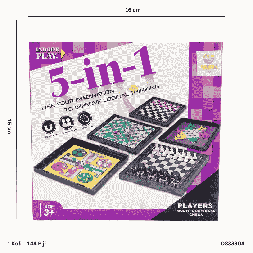 [0833304] 5 IN 4 BOARD GAME 3304