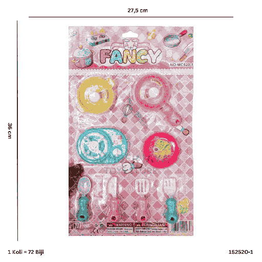 [152520-1] CUTE PLAY DAPUR SET 520-1