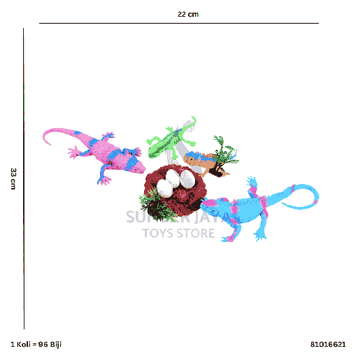 [81016621] LIZARD TOYS 6621