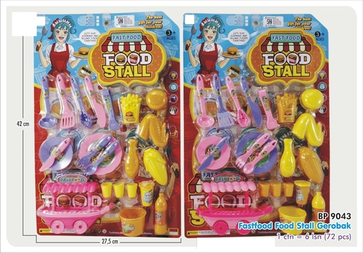 [81529043] FAST FOOD STALL GEROBAK 9043