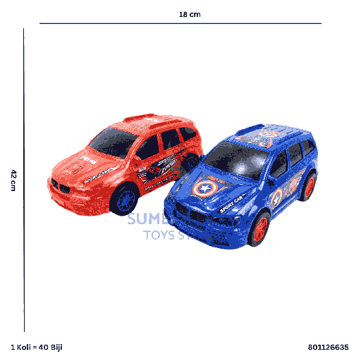 [801126635] MBL DRIFT CAR HEROES 6635