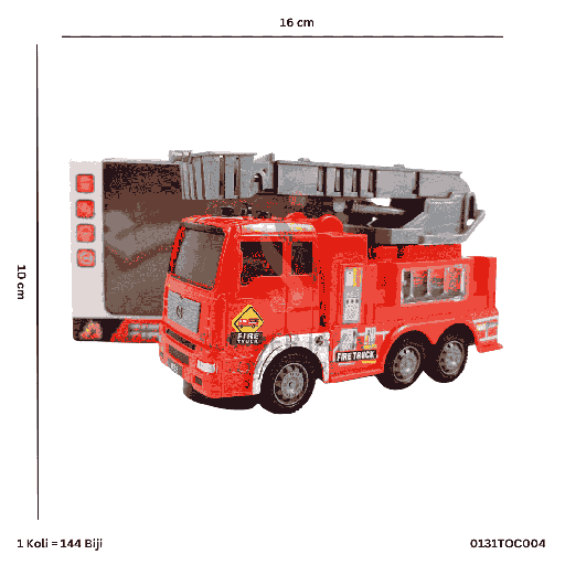 [0131TOC004] B/O FIRE TRUCK TOC-004