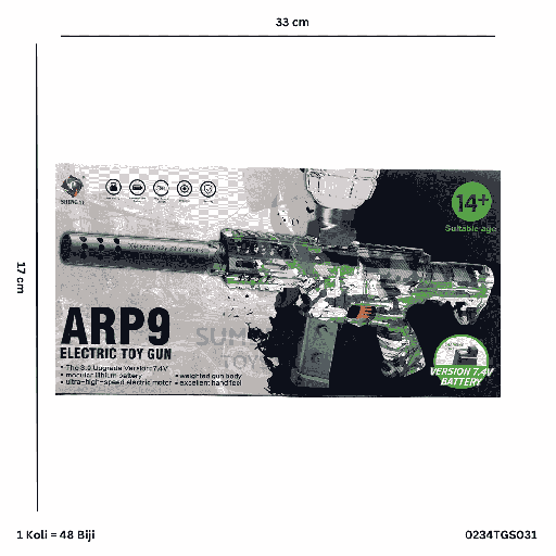 [0234TGS031] ARP9 ELECTRIC GUN TGS-031