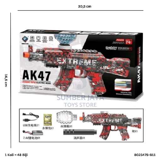 [8023475-B11] AK-47 EXTREME SHOOT 75-B11