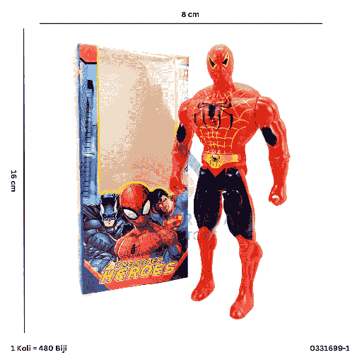 [0331699-1] RBT FIGURE SUPER HERO 1699-1