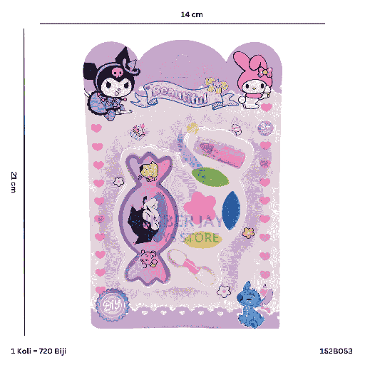 [152B053] KUROMI MAKE UP SET B053