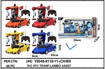 [01329118-11] R/C 5FC TRANS LAMBO 9118-11