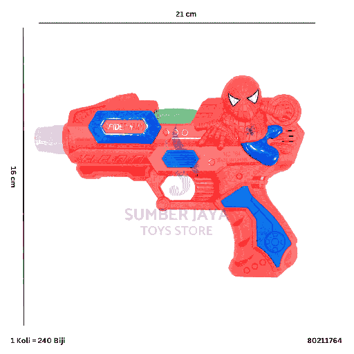 [80211764] B/O SPIDERMAN GUN SOUND 764