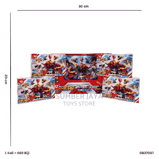 [0837087] RPK SUPERHERO IRONMAN FGR W/RIDE 7087