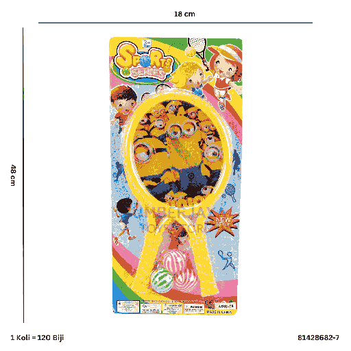 [81428682-7] TOYS RAKET 8682-7
