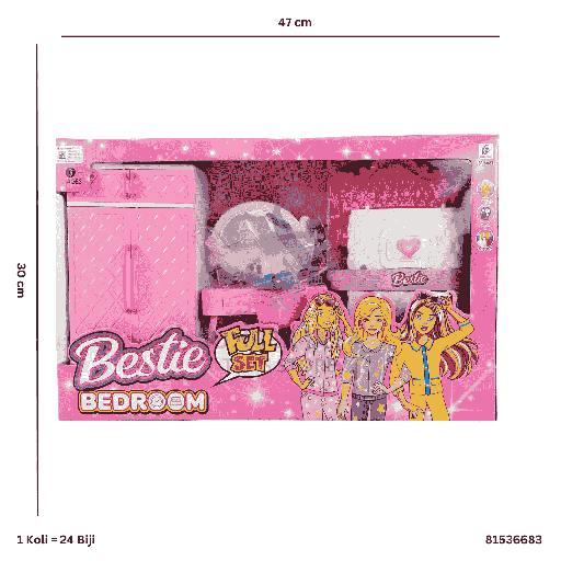 [81536683] BESTIE BEDROOM FULL SET 6683