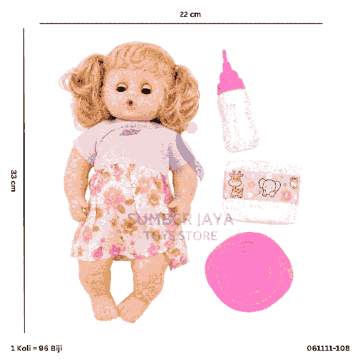 [061111-10B] B/O DOLL SOUND + DOT K111-10B