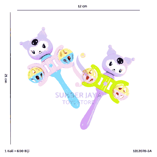 [1312078-3A] KERINCING SANRIO + 2BOLA 2078-3A