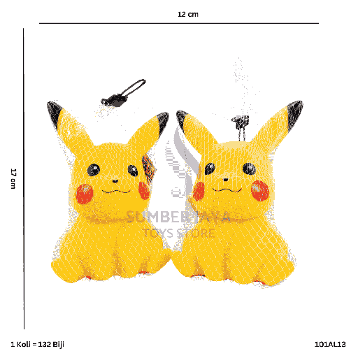 [101AL13] PIKACHU KARET AL-13