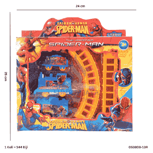 [053808-13R] TRAIN SPIDERMAN 808-13R