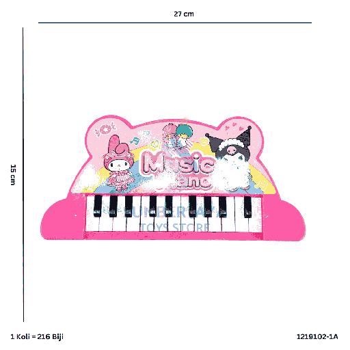 [1219102-1A] PIANO KTG KUROMI 9102-1A