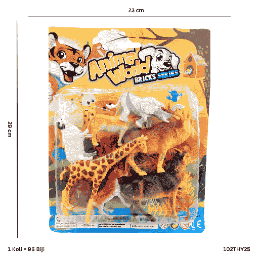 [102THY25] ANIMAL WORLD BRICK SERIES THY-25