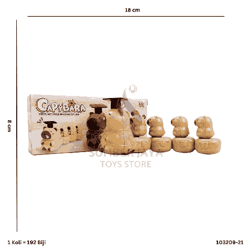 [103209-21] 5PC CAPYBARA CAR 209-21