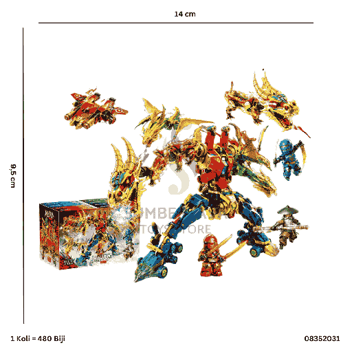 [808352031] RPK NINJAGO MASTER OF SPINJITZU 52031