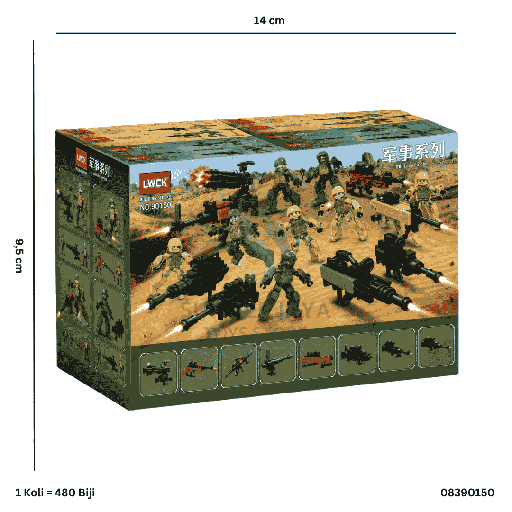 [08390150] RPK SOLDIER DESSERT BATTLEFIELD FGR W/ARMOR&WEAPO