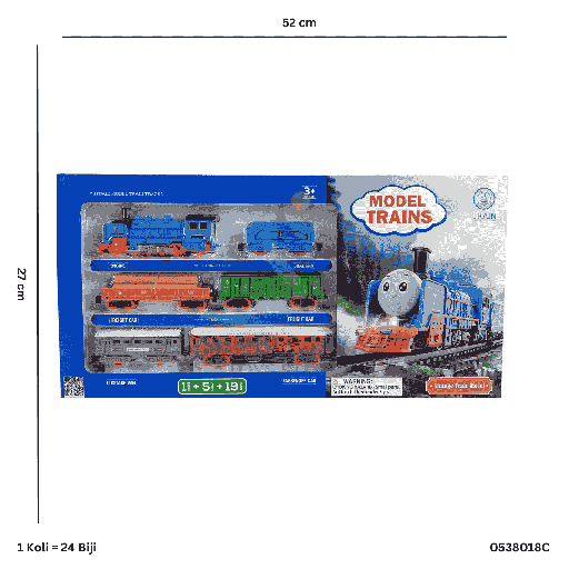 [0538018C] TRAIN STEAM ENGINE 8018C