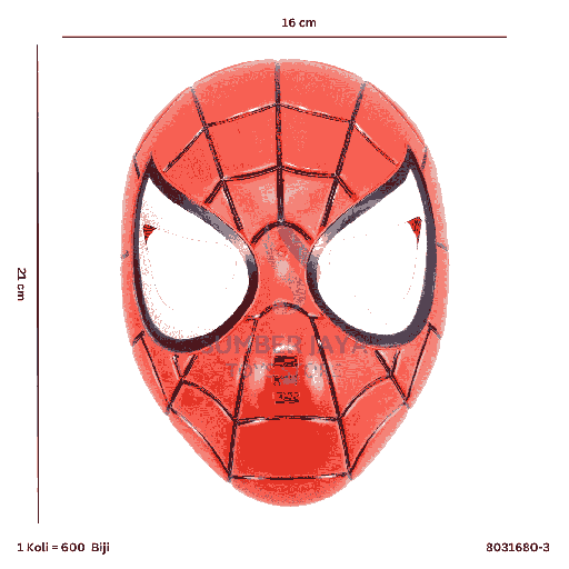 [8031680-3] SPIDERMAN MASK 680-3