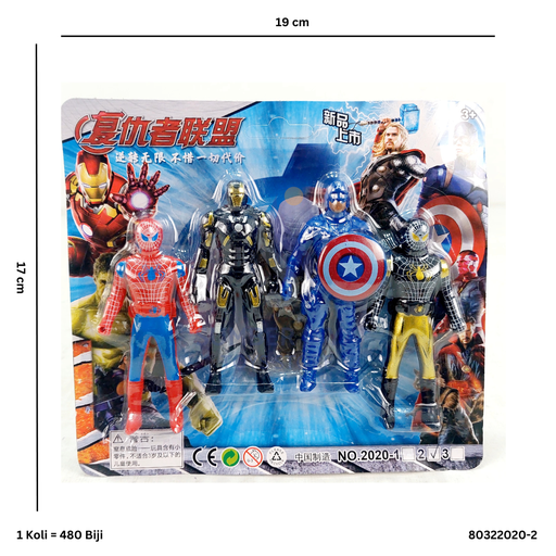 [80322020/2] AVANGERS ROBOT 4PC 2020-2