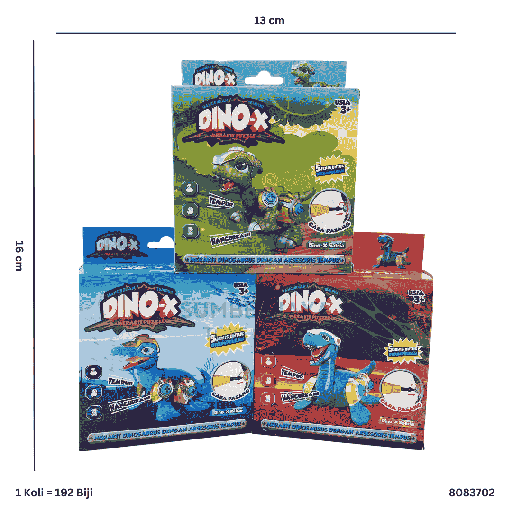 [8083702] DINO X-DRAGON PUZZLE ASST VR702