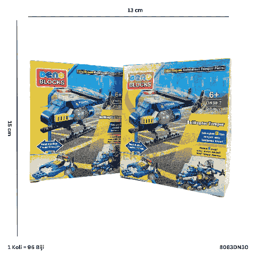 [8083DN30] DENO BLOCKS TRANSPORT DN30