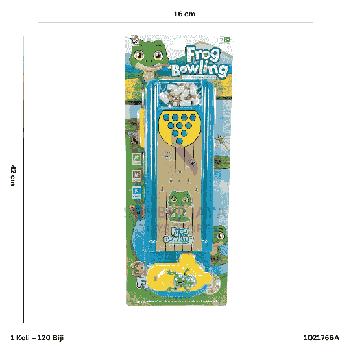 [1021766A] FROG BOWLING 1766-A