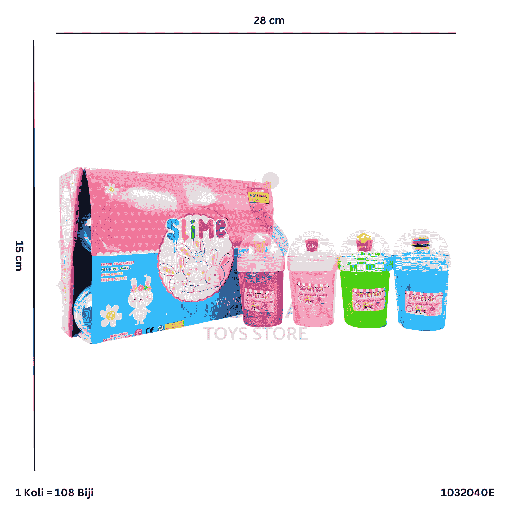 [1032040E] SLIME GLITER SWEET SET 2040E