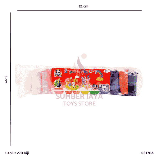[08170A] SUPER LIGHT CLAY 70-75GR SL70A