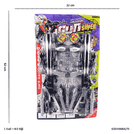 [802246665/71] ROCKET GUN 6665/71