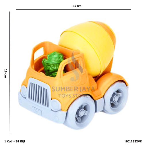 [8011532VK] WORKER HEAVY MIXER YELLOW ORANGE KTG VK 32