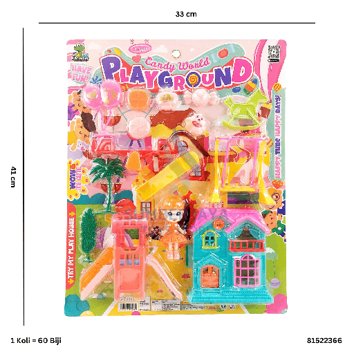[81522366] CANDY WORLD PLAYGROUND 2366