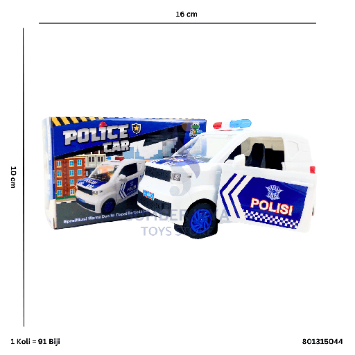 [801315044] POLICE CAR BUMP AND GO 5044