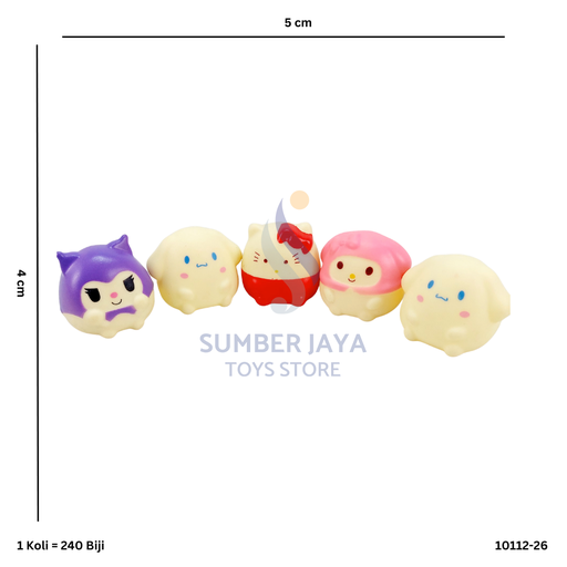[10112-26] SANRIO CITCIT 5PC 12-26