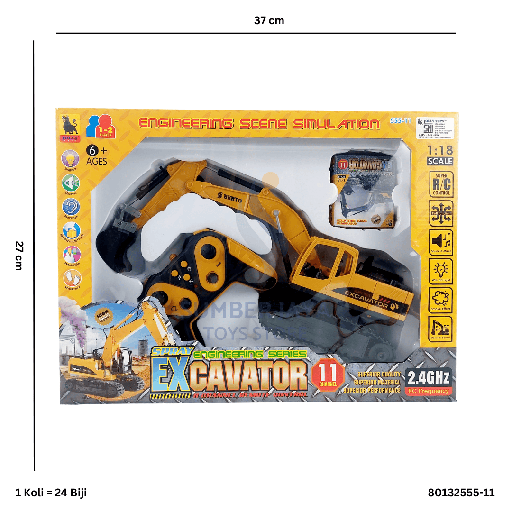 [80132555-11] R/C EXCAVATOR 555-11