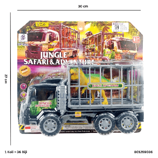 [801259036] JUNGLE SAFARI & ADVENTURE TRUCK 9036