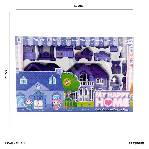 [81539688] MY HAPPY HOME FUNNY RABBIT 9688