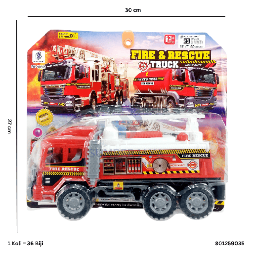 [801259035] FIRE & RESCUE TRUCK 9035