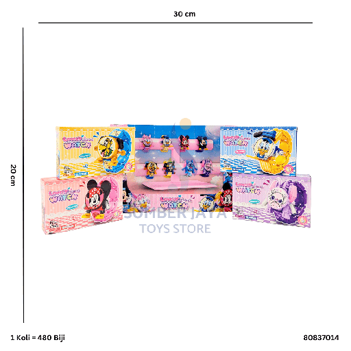 [80837014] RPK DISNEY WEARABLE FUN WATCHES L7014