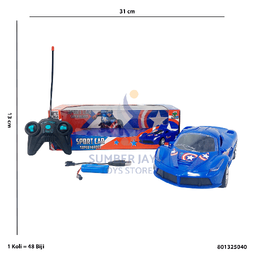 [801325040] SPORT CAR SUPER HEROES 5040