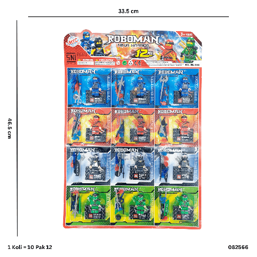 [082566] ROBOMAN BLOCK NINJA 566