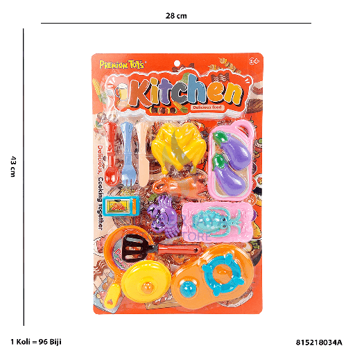 [815218034A] TOYS KITCHEN SET 18034A