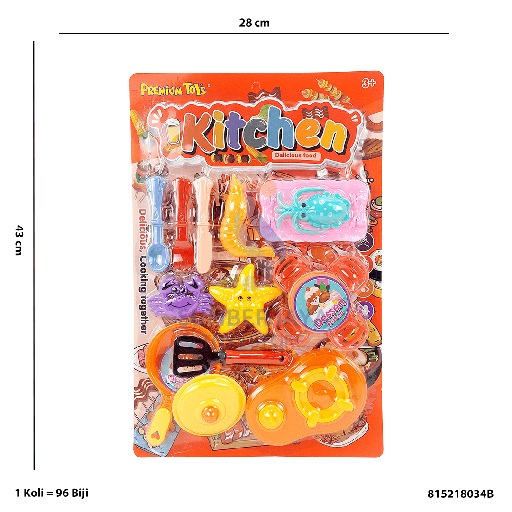 [815218034B] TOYS KITCHEN SET 18034B